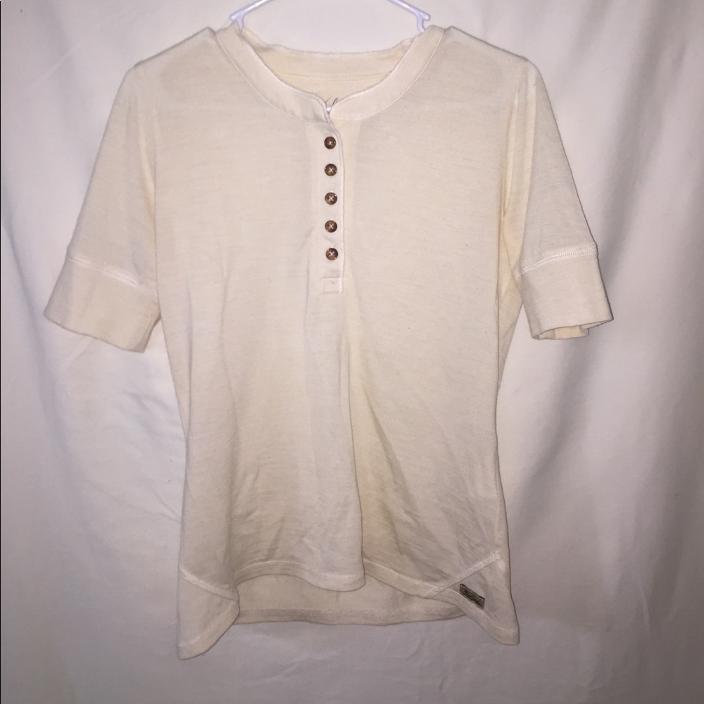 Cream colored t-shirt