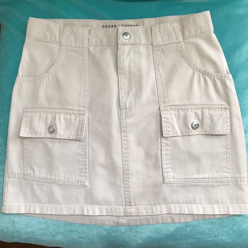 Guess Khaki Skirt Size 27