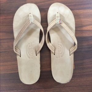 Rainbow thing sandals *never worn