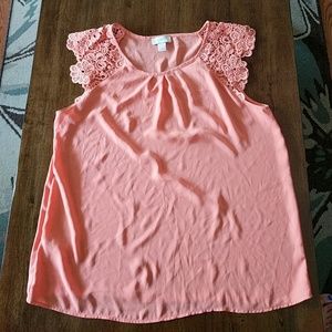 Lace detail blouse