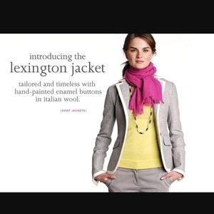 J. crew Lexington Jacket Blazer Gray size 4