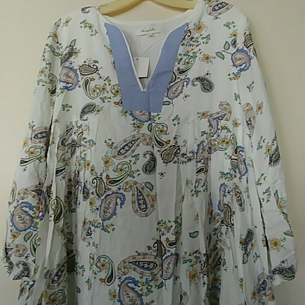 💜💜💜NWT PAISLEY MINI DRESS/TUNIC SIZE M