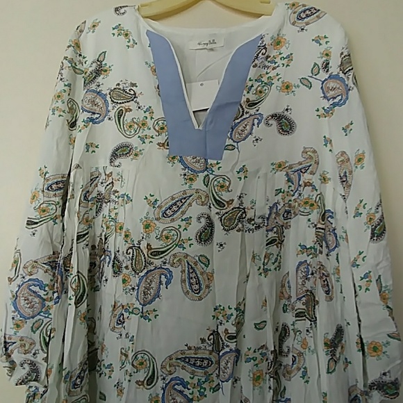 💜💜💜NWT PAISLEY MINI DRESS/TUNIC SIZE M - Picture 2 of 8