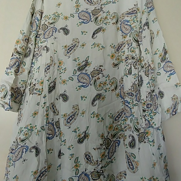 💜💜💜NWT PAISLEY MINI DRESS/TUNIC SIZE M - Picture 8 of 8