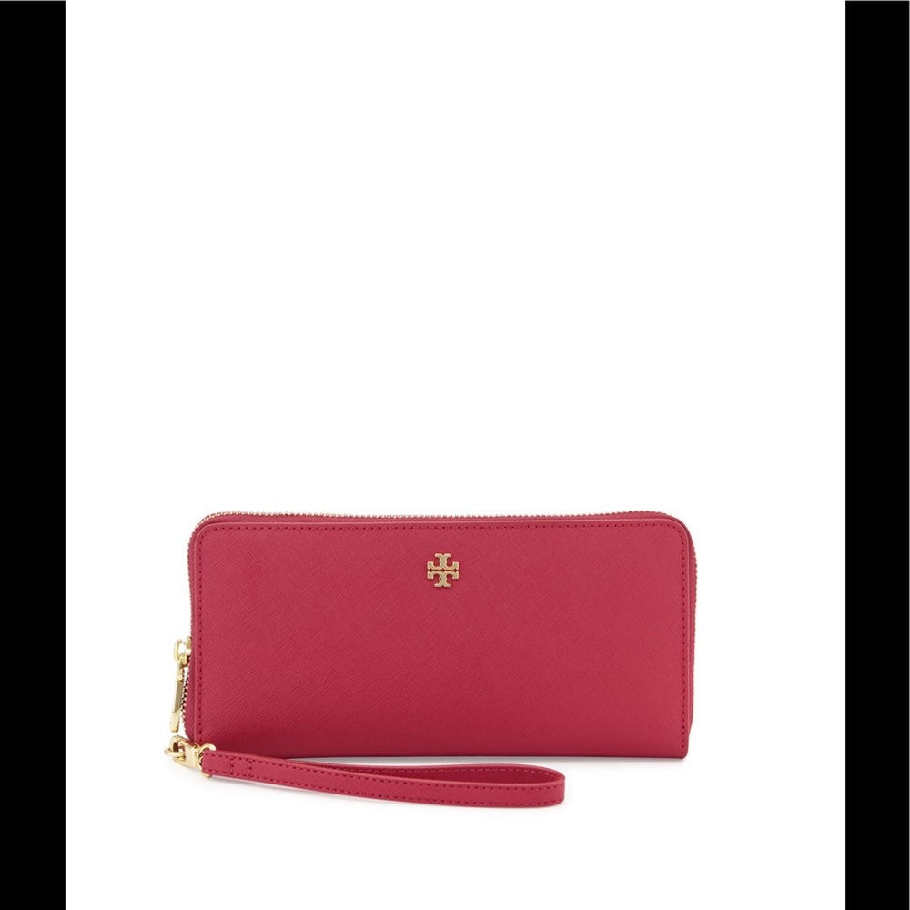 Tory burch York zip around wallet
