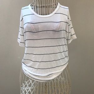 Striped Cotton Tee Brandy Melville