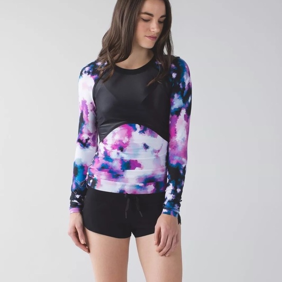 NWT Lululemon Blooming Pixie Salty Swim Rashguard - Picture 2 of 8