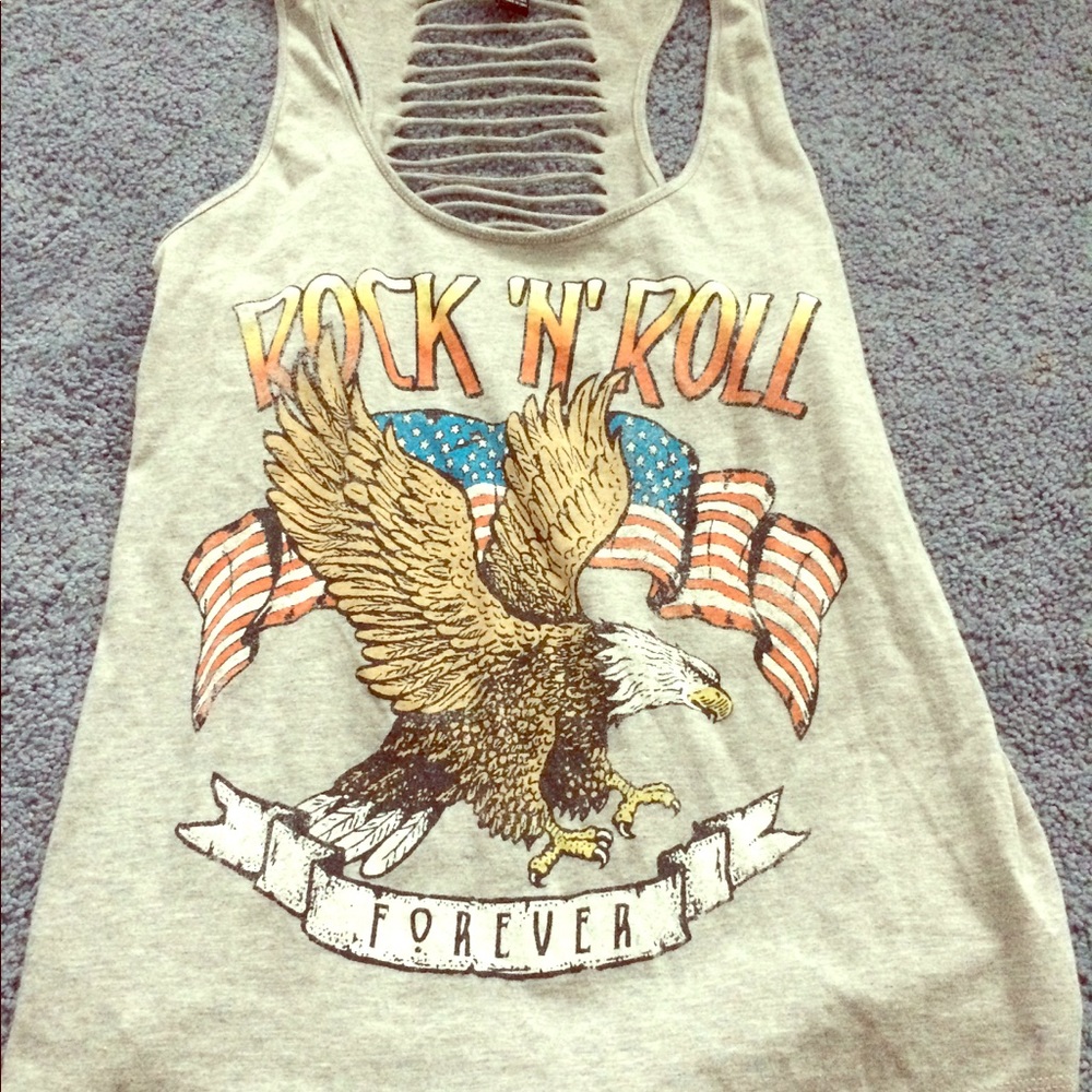 SOLD🖤Forever 21 Ripped Tanktop
