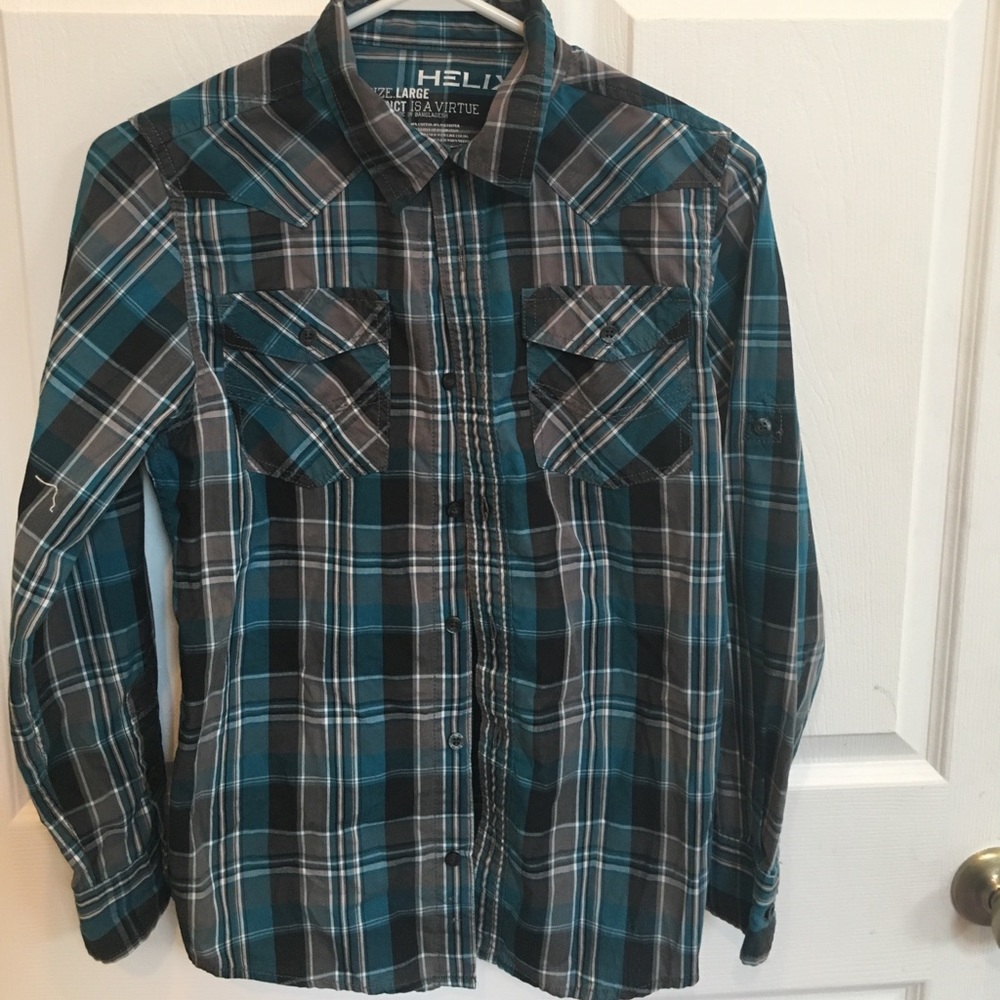 Button down boys shirt