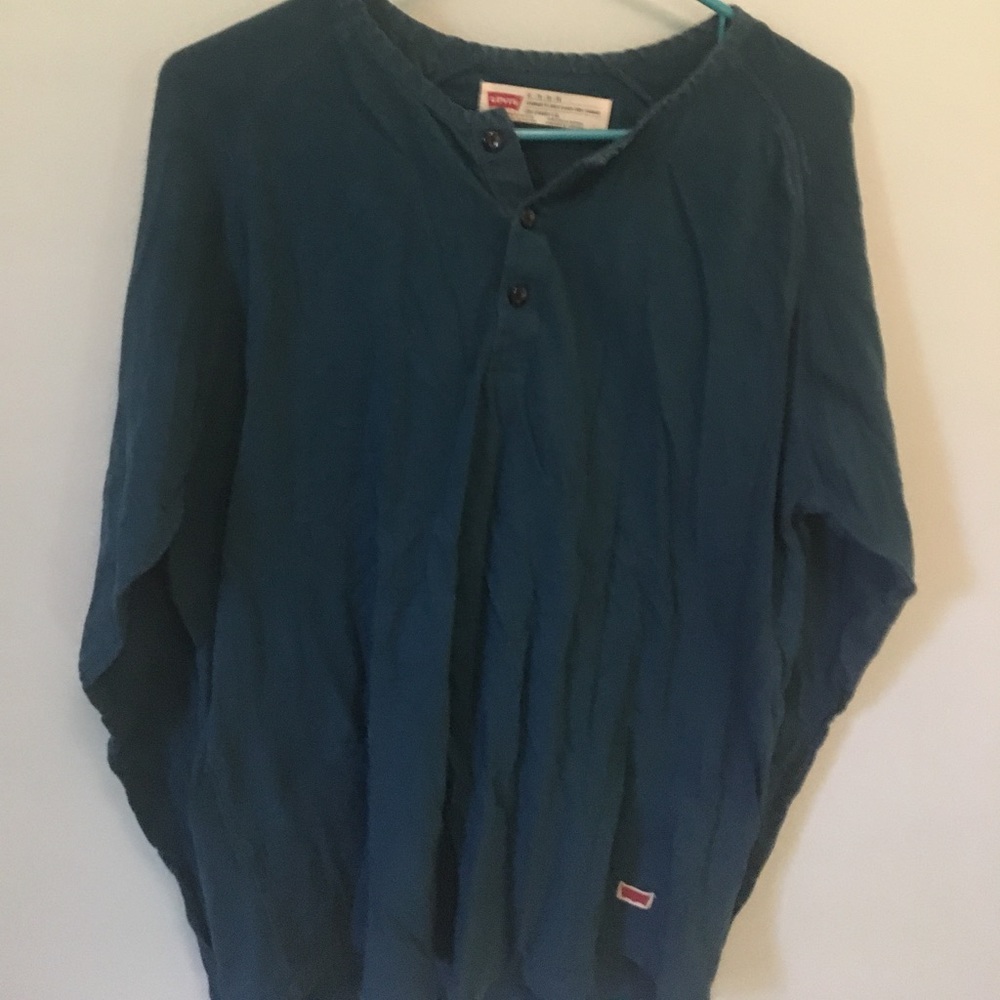 Navy Half Button