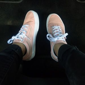 Vans pink & beige