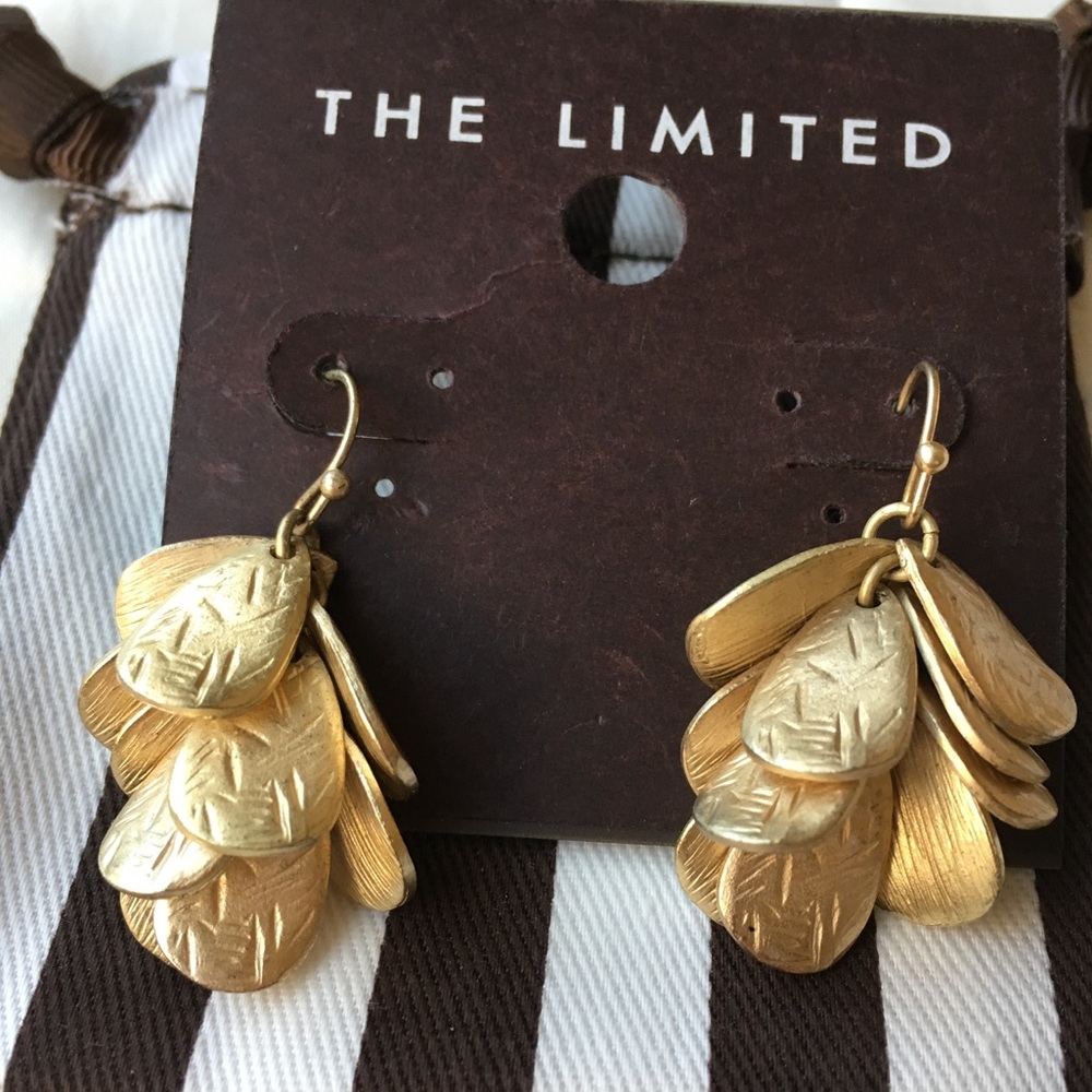 The Limited golden earrings