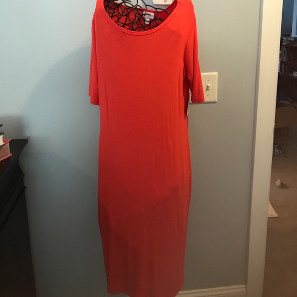 Orange LuLaRoe Julia - Picture 1 of 4