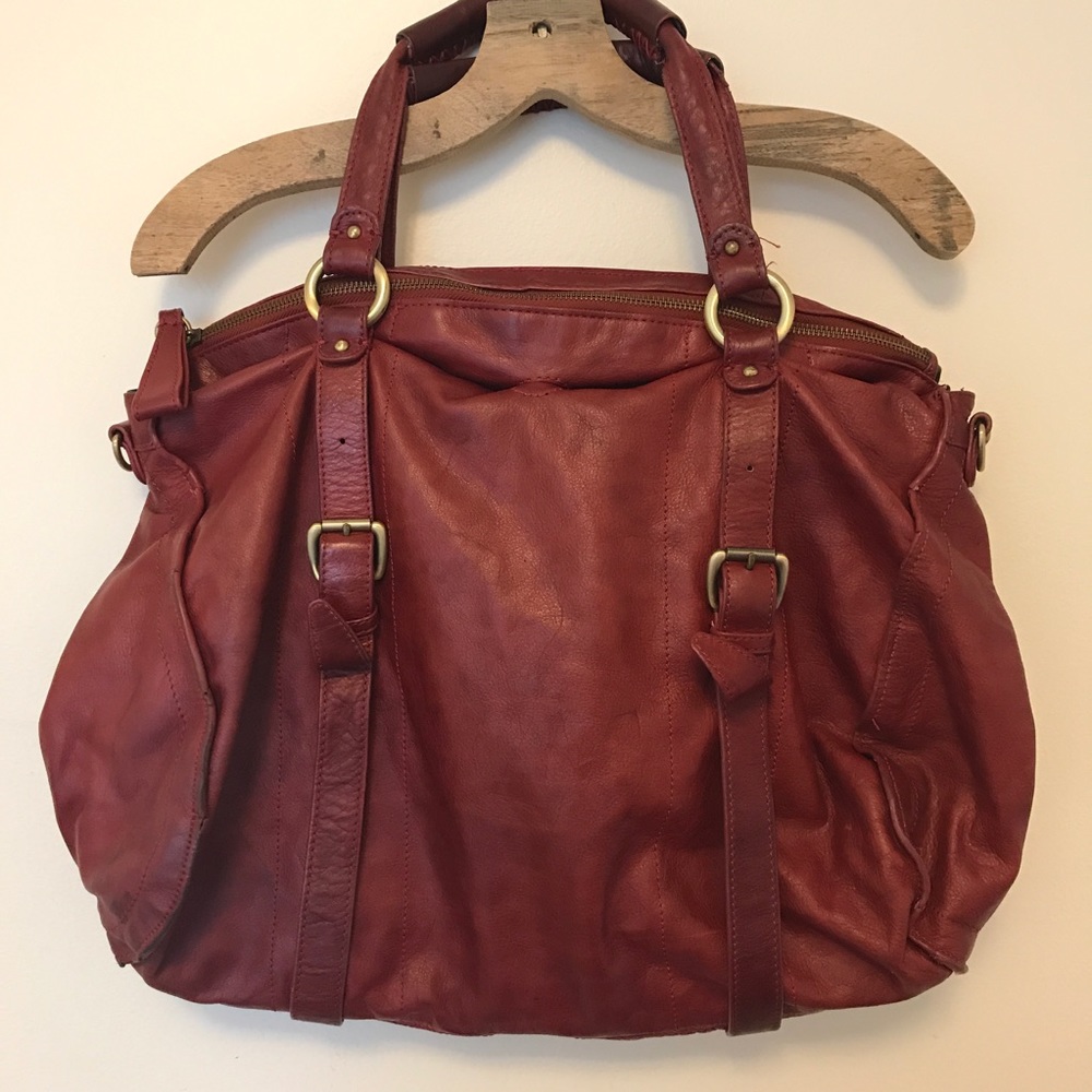 Sabina Leather duffle bag
