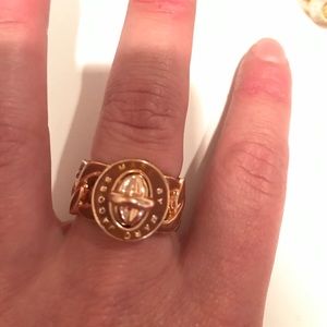 Marc Jacobs tan and gold ring! Like New!