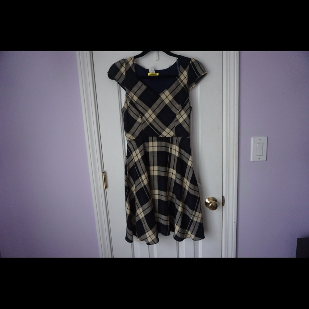 Plaid dress bought on ModCloth!