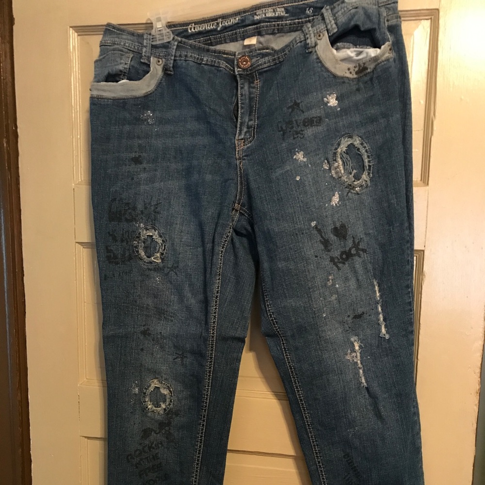 Women's jeans.