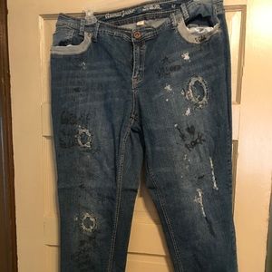 Women's jeans.