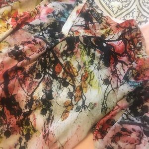 Colorful, flowy top with beautiful print