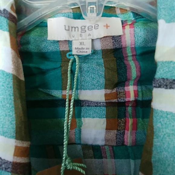 NWT PLAID AND LACE BUTTON TUNIC\MINI DRESS SIZE XL - Picture 3 of 8