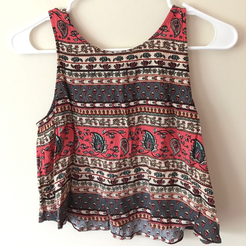 Boho crop top