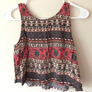 Boho crop top