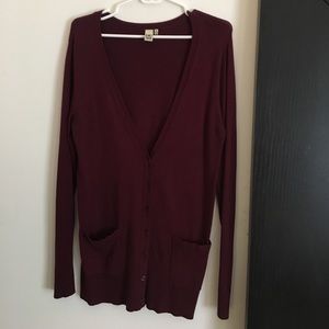 Burgundy 14th &a Union Sweater