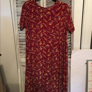 VGUC Lularoe Large LEGGING Material Carly
