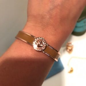 Gorgeous Marc Jacobs tan and gold bracelet!