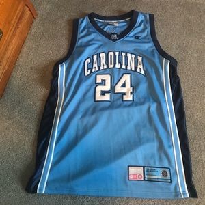 #24 UNC Basketball Jersey (Marvin Williams)