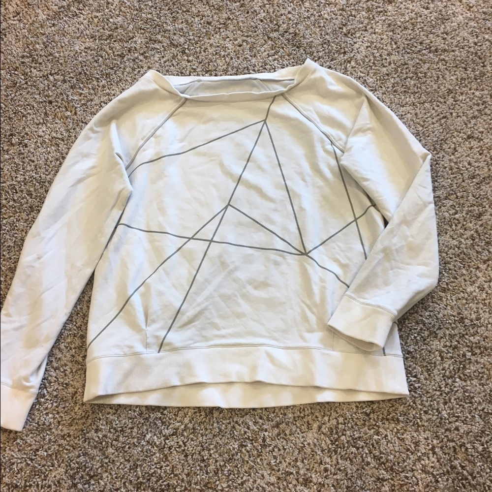 Lululemon White Sweatshirt