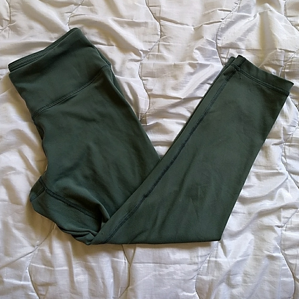 Sage green yoga cropped legging