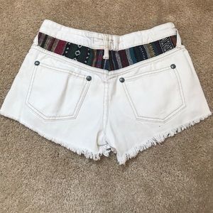 White Denim Jean Shorts