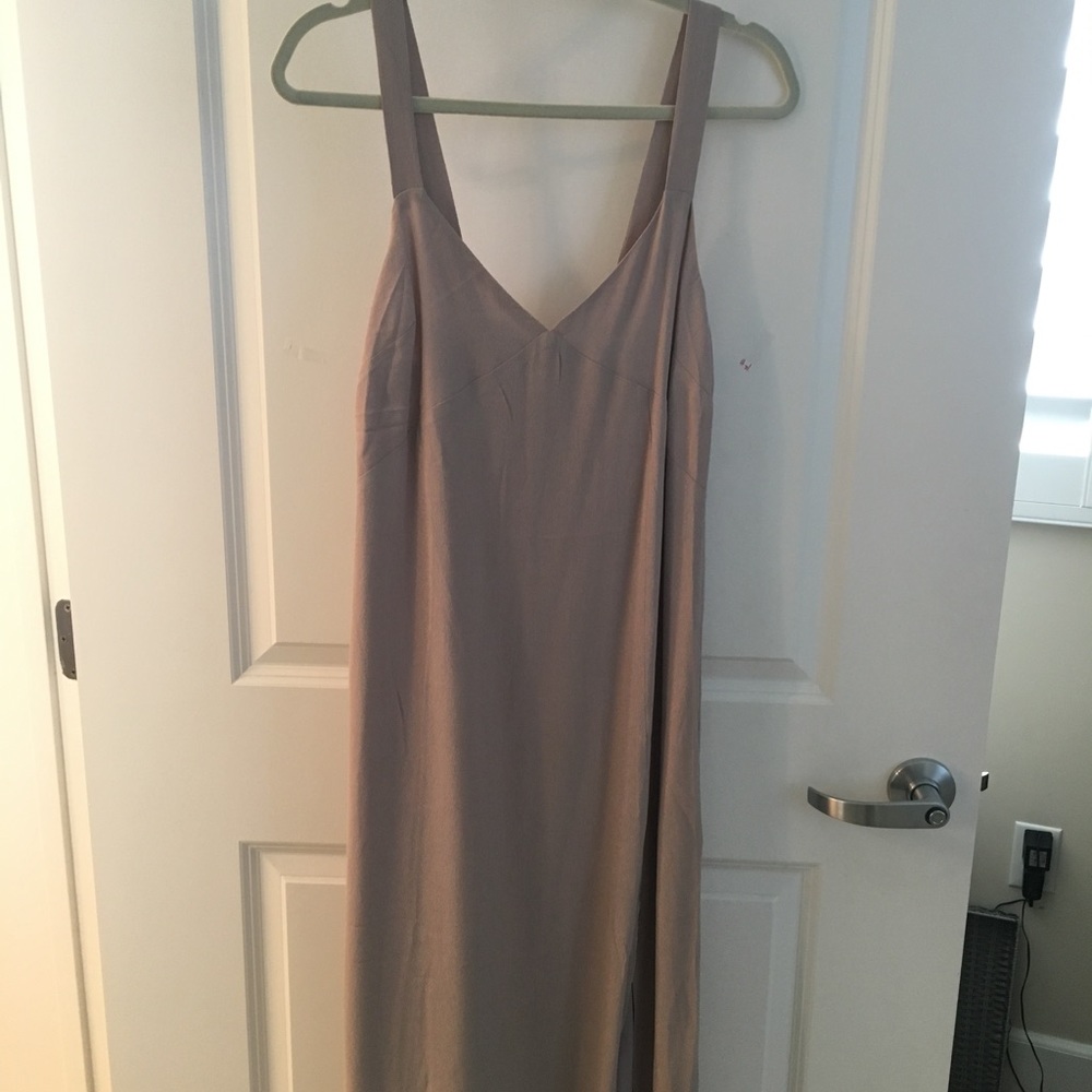 Taupe Midi Dress