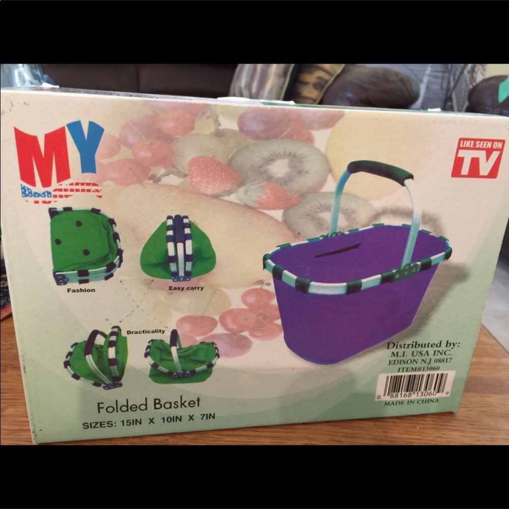 My folder Basket size 15x10x7