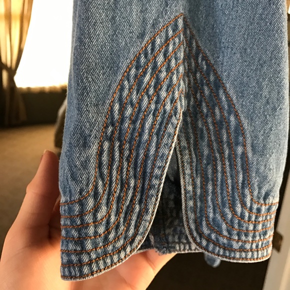 Denim Button Up - Picture 3 of 7