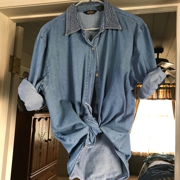 Denim Button Up - Picture 6 of 7