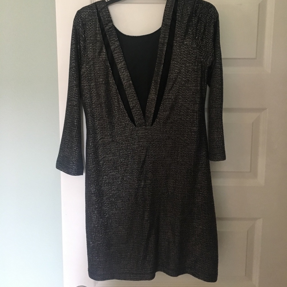 Bcbg low back - black/silver