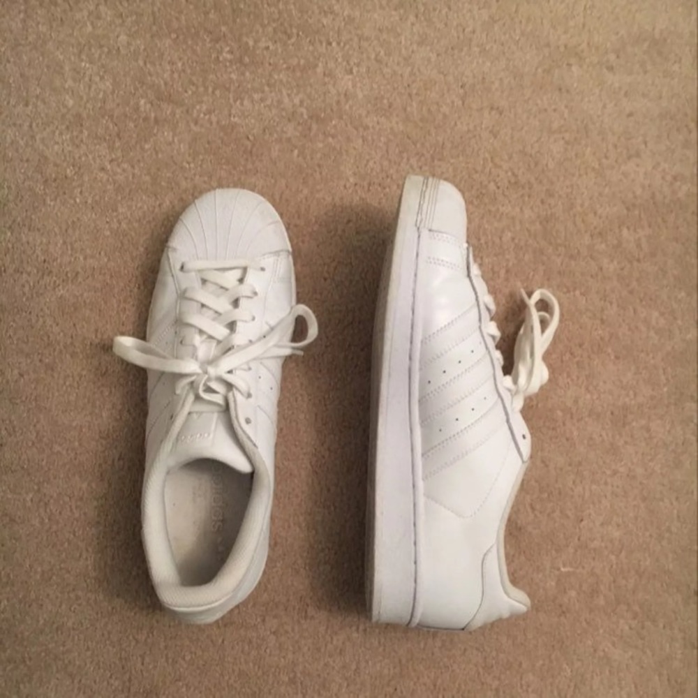 Adidas Originals All White Superstars