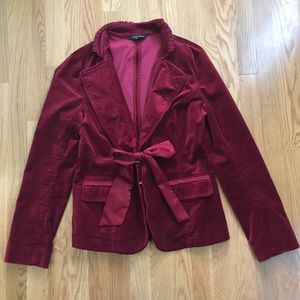 Red velvet White House Black Market Blazer