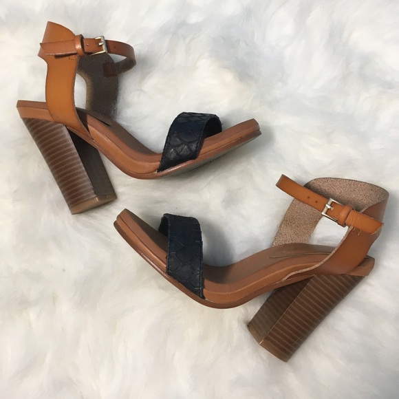 Asos Shoes - Gorgeous black and brown two strap heel - 6