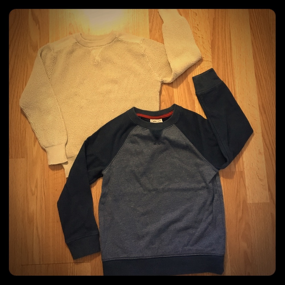 Boys sweater & long sleeve shirt