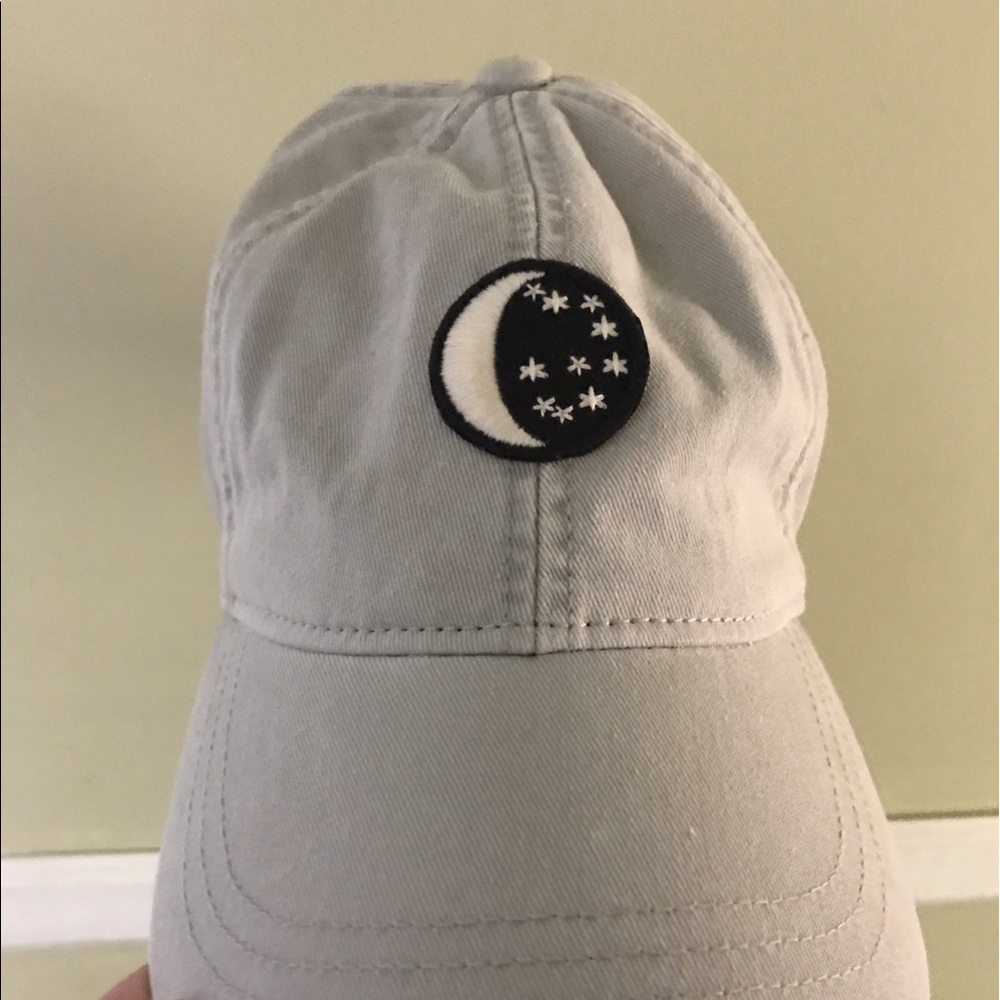 American Eagle Grey Sun Moon Ball cap Hat
