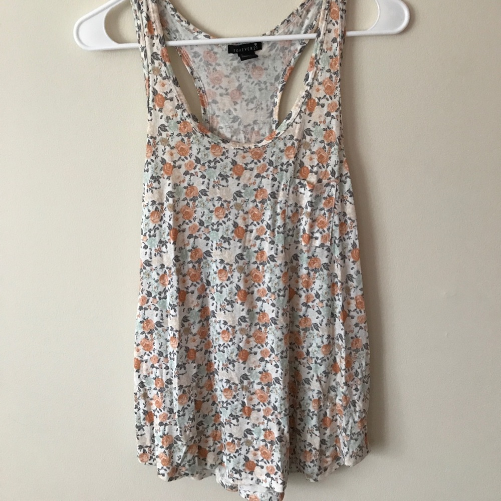 Floral tank top