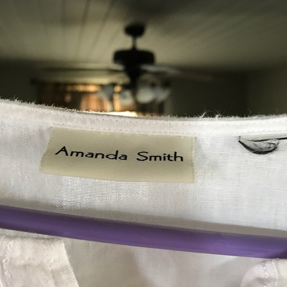 White Embroidered Top - Picture 3 of 5