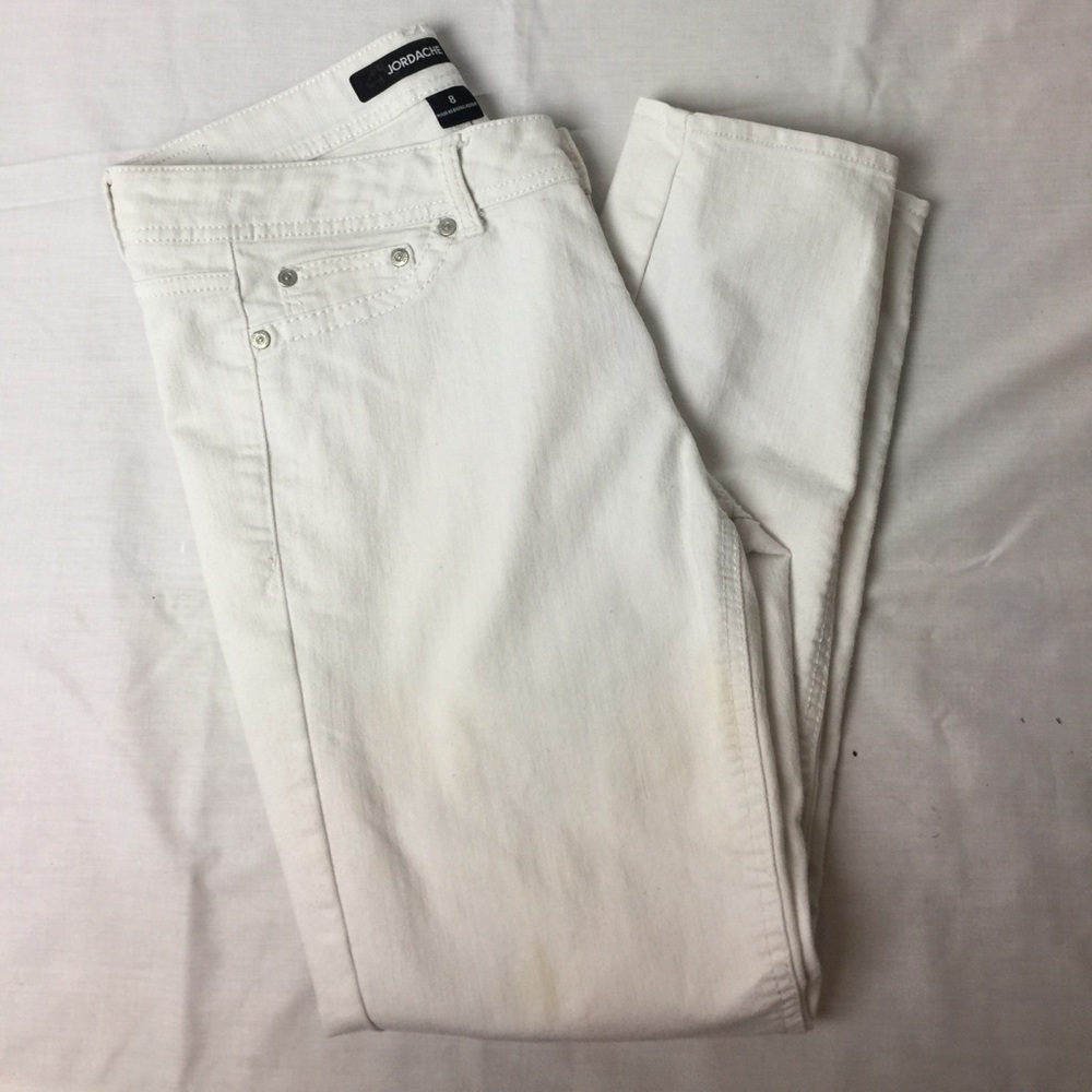 Jordache white jeans!