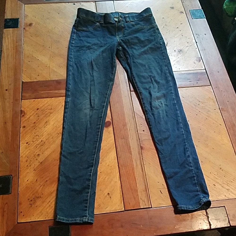 Blue jeggings