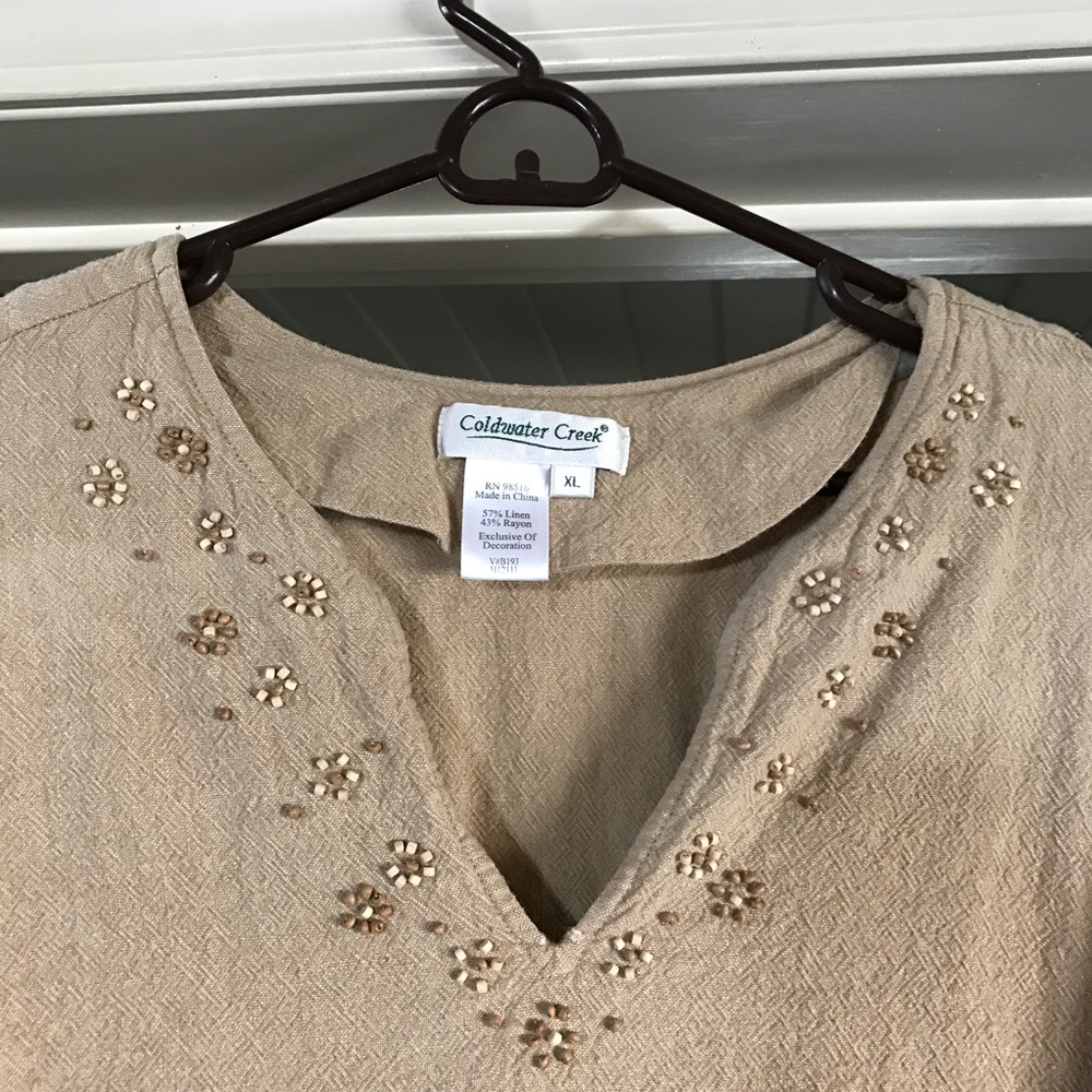 Tan Blouse