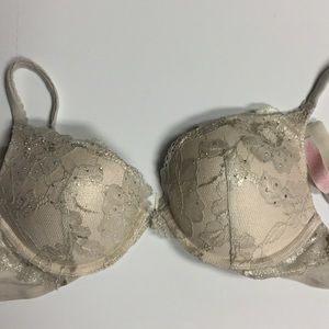 VICTORIA'S SECRET BODY BY VICTORIA PUSH-UP BRA 34C