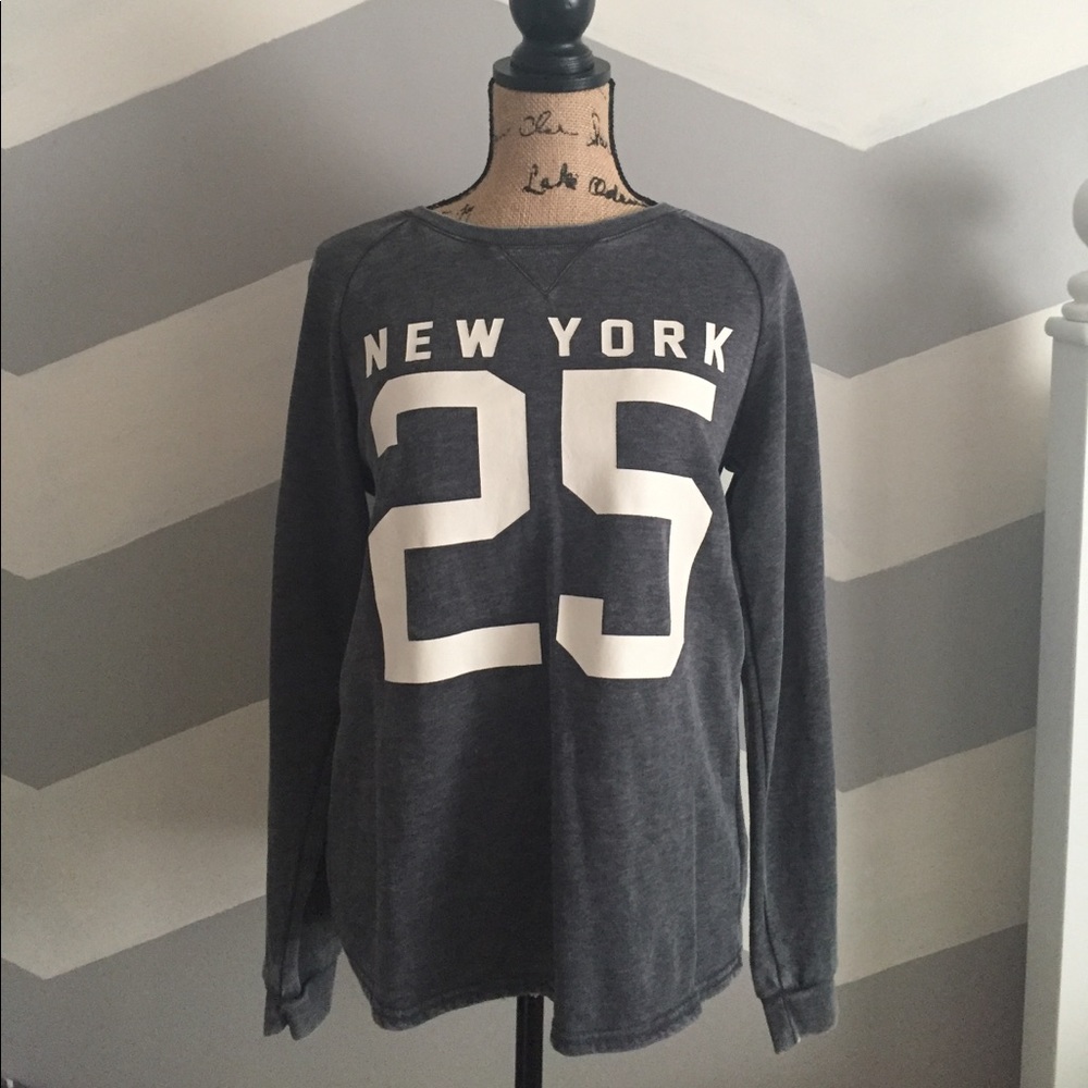 Grey graphic sweater (never worn)!